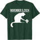 November 5 2024 The Revenge Of The Cat Ladies Cats Kamala T-Shirt - T-Shirt | Forest