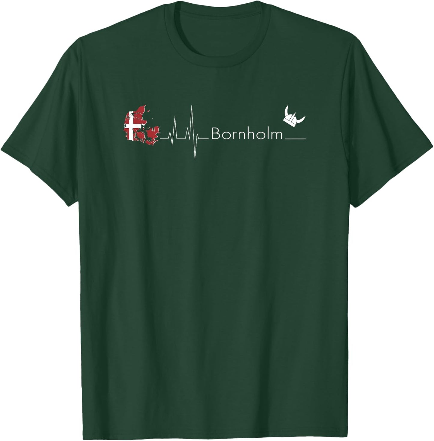 Bornholm Viking I Denmark Motif for Scandinavia Souvenir T-Shirt - T-Shirt | Forest