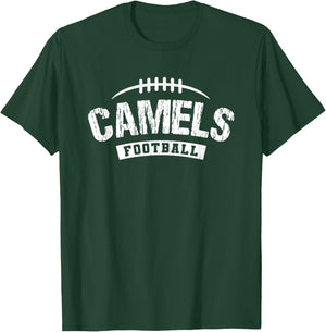 Camels Campbell County Football Distressed HS T-Shirt - T-Shirt | Forest