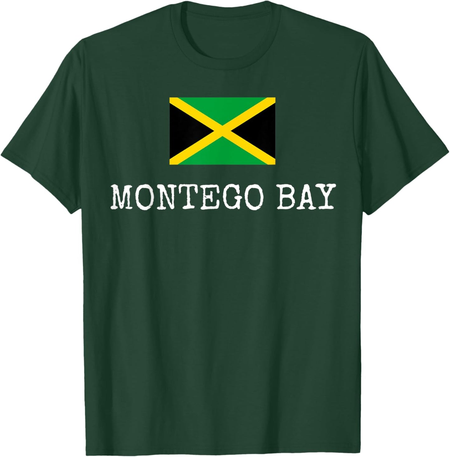 Montego Bay Country Jamaica Family Trip Jamaicans Men Women T-Shirt - T-Shirt | Forest