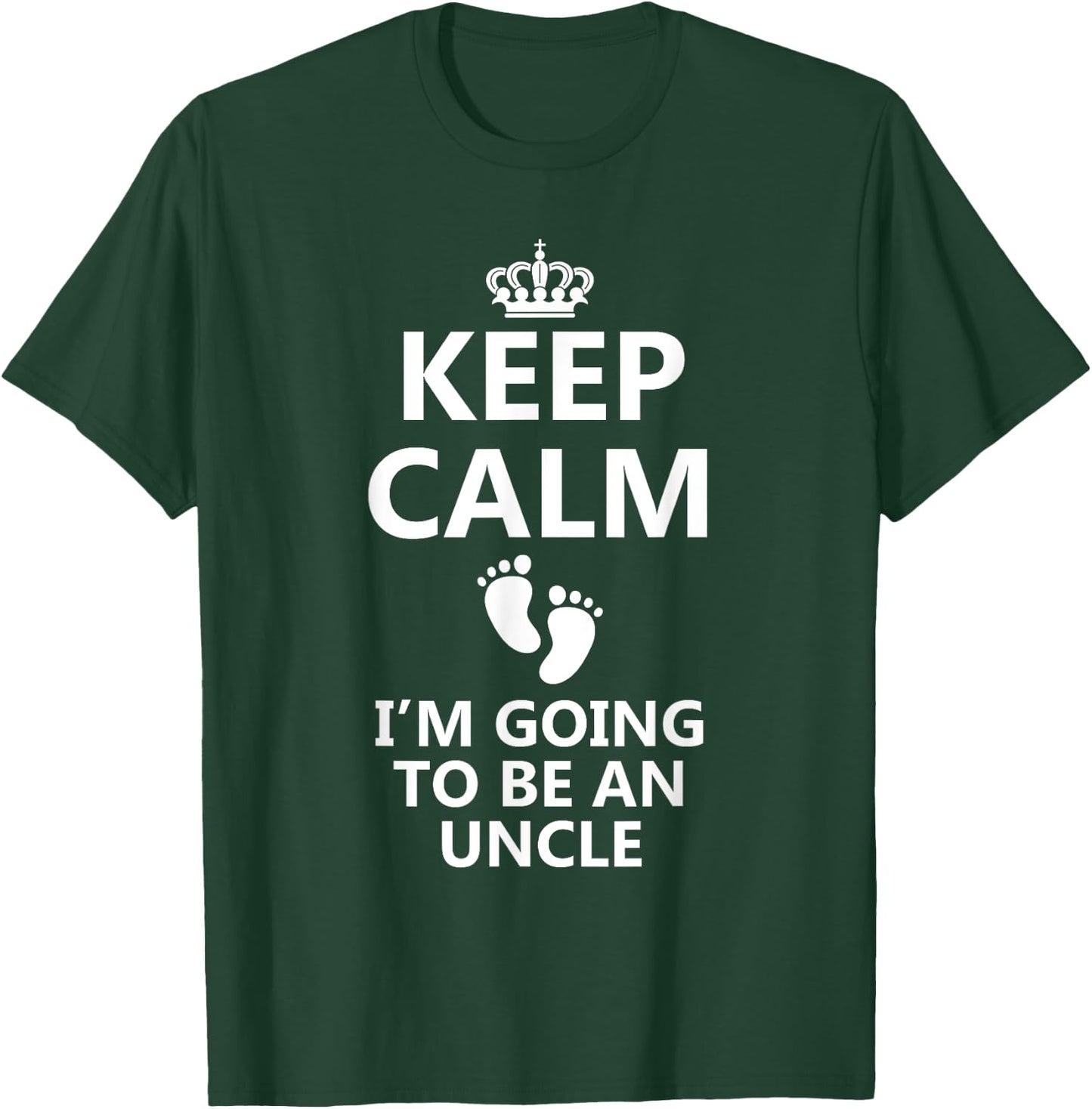 Best Uncle Art Dad Pregnancy Reveal New Uncle To Be T-Shirt - T-Shirt | Forest