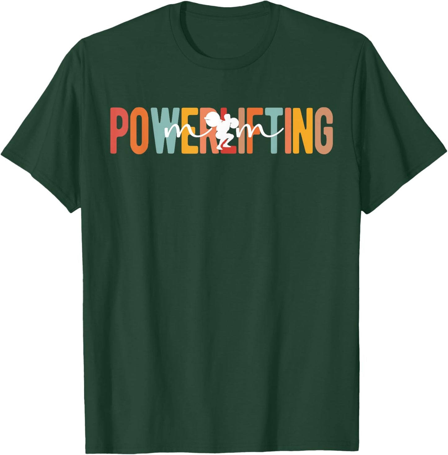 Powerlifting Mom Of A Powerlifter Mom Powerlifting Mother T-Shirt - T-Shirt | Forest