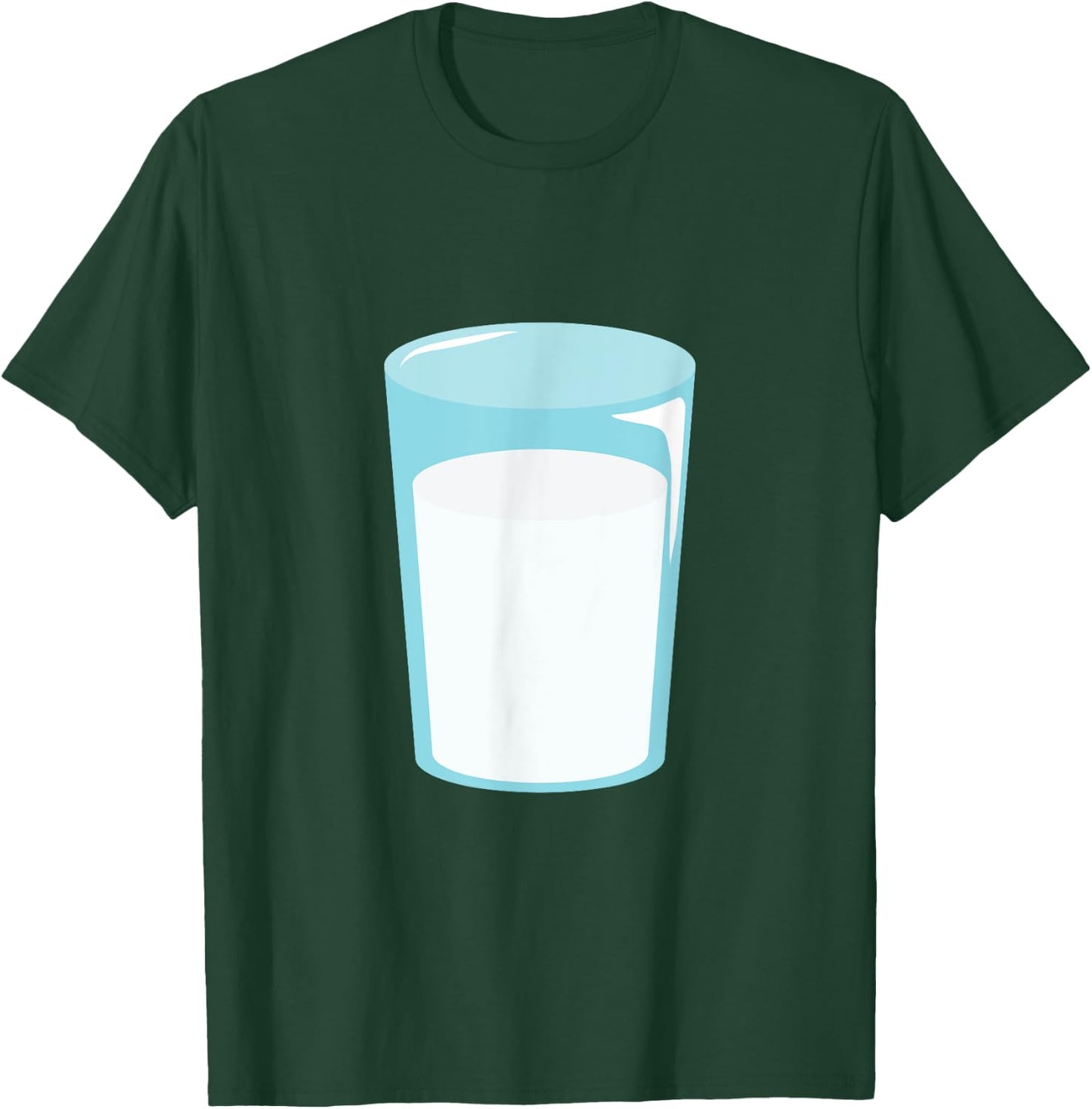 Glass of Milk Funny Halloween Couple Costume T-Shirt - T-Shirt | Forest