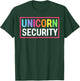 Cute I Love Them Security Unicorns Girl Squad -Kids, -Adults Black Short Sleeve T-Shirt - T-Shirt | Forest