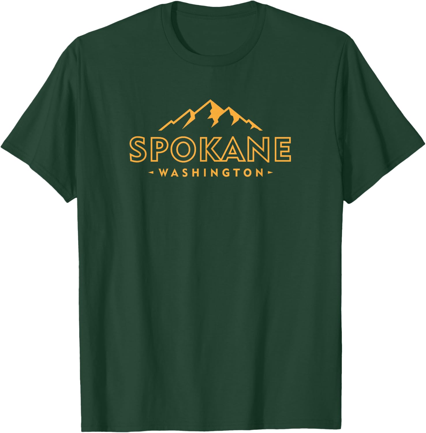 Vintage Spokane Washington Souvenir Retro T-Shirt - T-Shirt | Forest