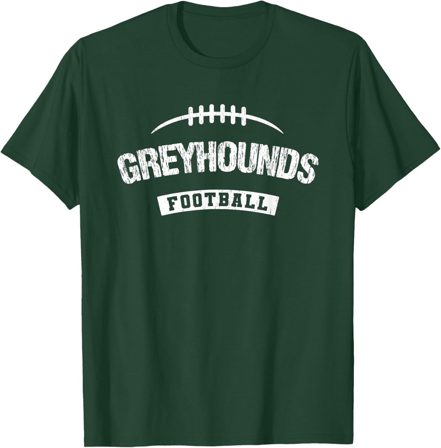 Greyhounds Carmel Football Distressed HS T-Shirt - T-Shirt | Forest