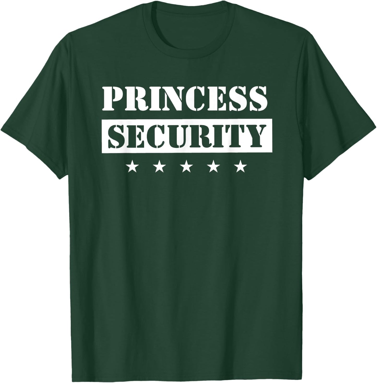 Princess Security Birthday Party Team Pregnancy Daughter T-Shirt - T-Shirt | Forest