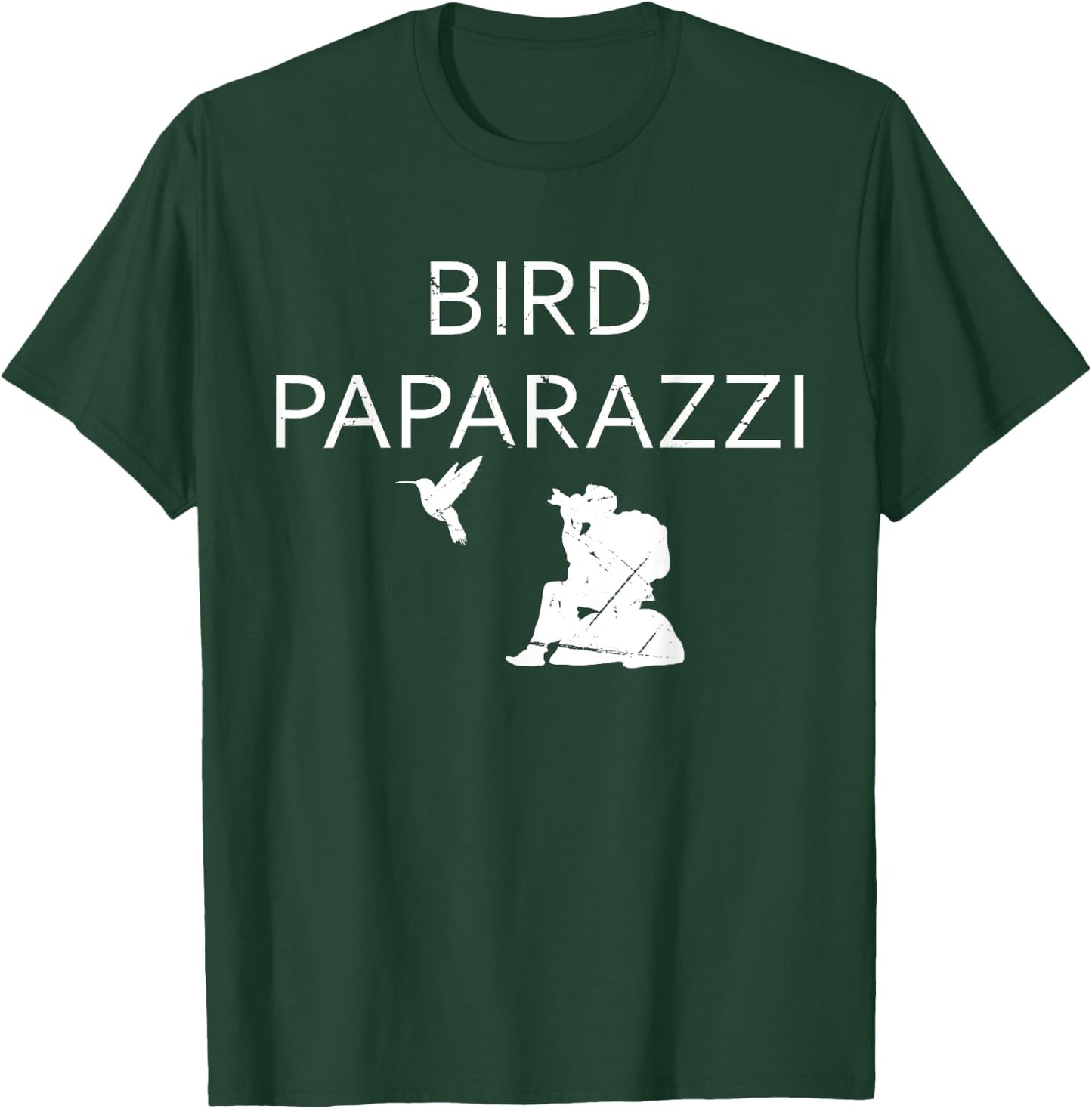 Bird Paparazzi | Bird Photography Camera | Bird Watcher T-Shirt - T-Shirt | Forest