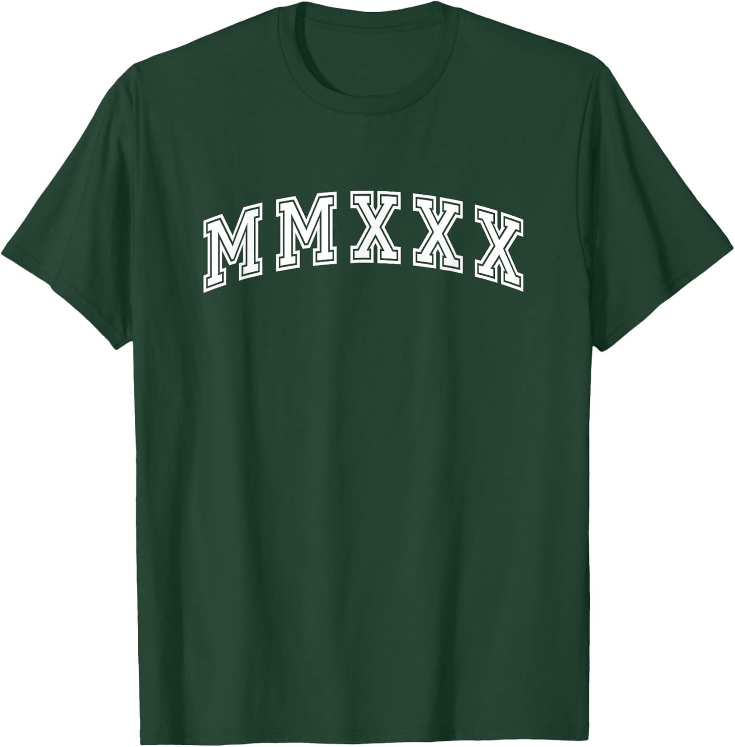 Seniors 2030 Class of 2030 Roman Numeral T-Shirt - T-Shirt | Forest
