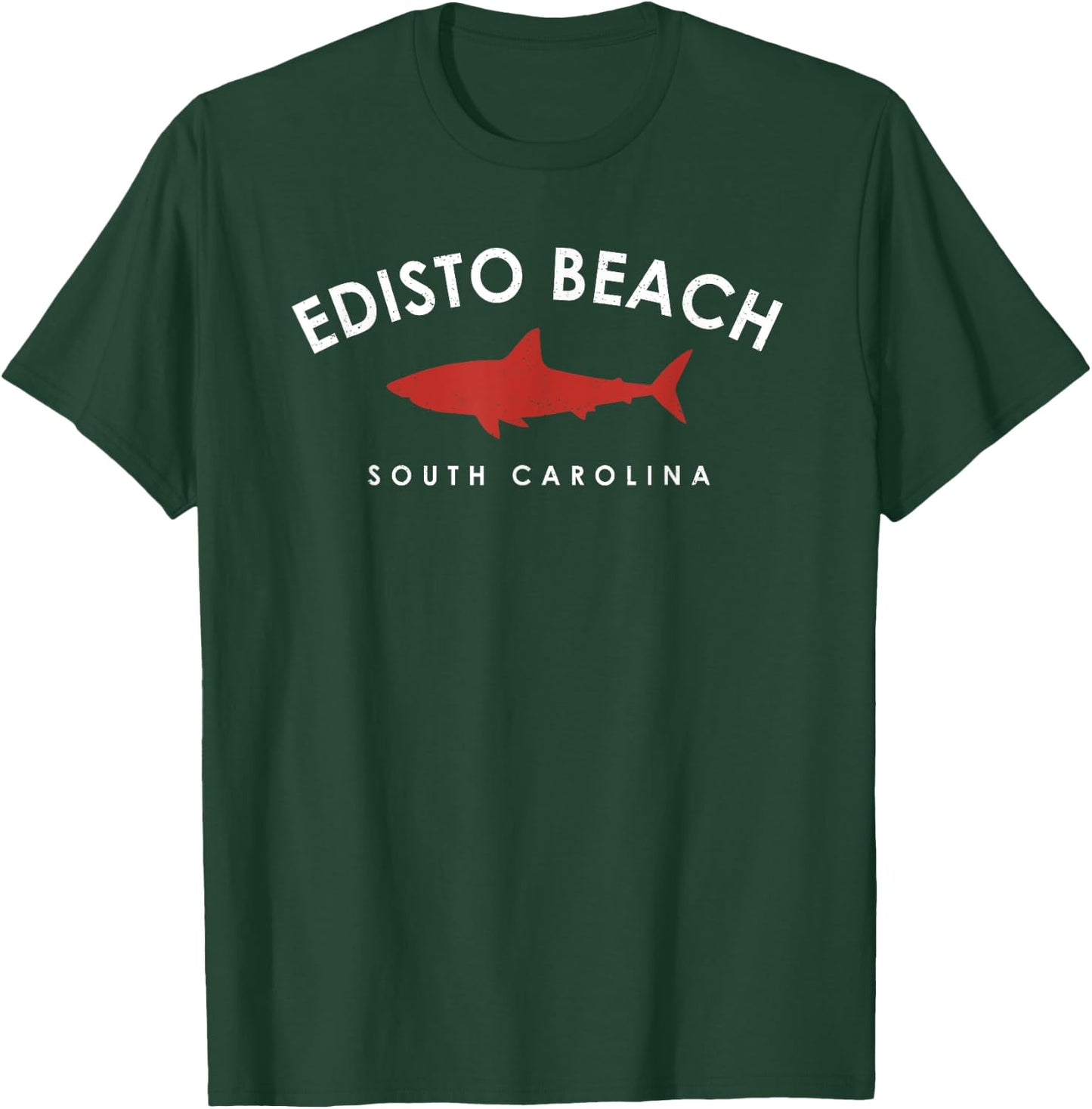 Edisto Beach South Carolina Shark Souvenir kids T-Shirt - T-Shirt | Forest