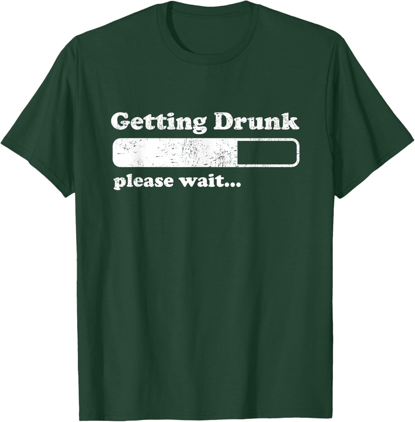 Getting Drunk, Funny Day Drinking Shirts Men Women T-Shirt - T-Shirt | Forest