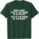Woop Woop That's The Sound Of Da Police 90s hip hop Gift T-Shirt - T-Shirt | Forest