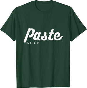 Matching Retro Copy Paste Shirts, Ctrl V: Father's Day Gift T-Shirt - T-Shirt | Forest