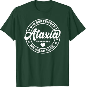 Ataxia Awareness Shirt Women We Wear Blue T-Shirt - T-Shirt | Forest