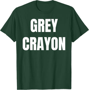 Grey Crayon Box Funny Group Crayon Costume T-Shirt - T-Shirt | Forest