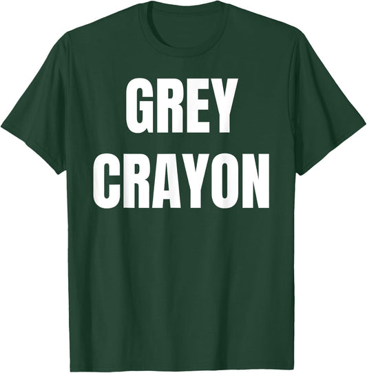 Grey Crayon Box Funny Group Crayon Costume T-Shirt - T-Shirt | Forest