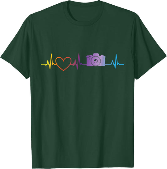 Cool Photography Art Women Camera Lover Photographer T-Shirt - T-Shirt | Forest