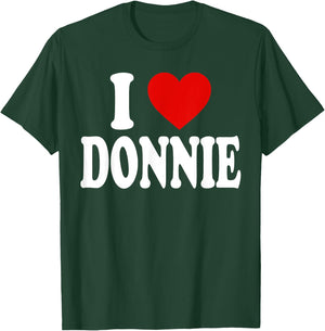 I Heart Love Donnie T-Shirt - T-Shirt | Forest