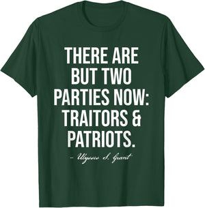 Republican Conservative Traitors And Patriots Trump 2024 T-Shirt - T-Shirt | Forest