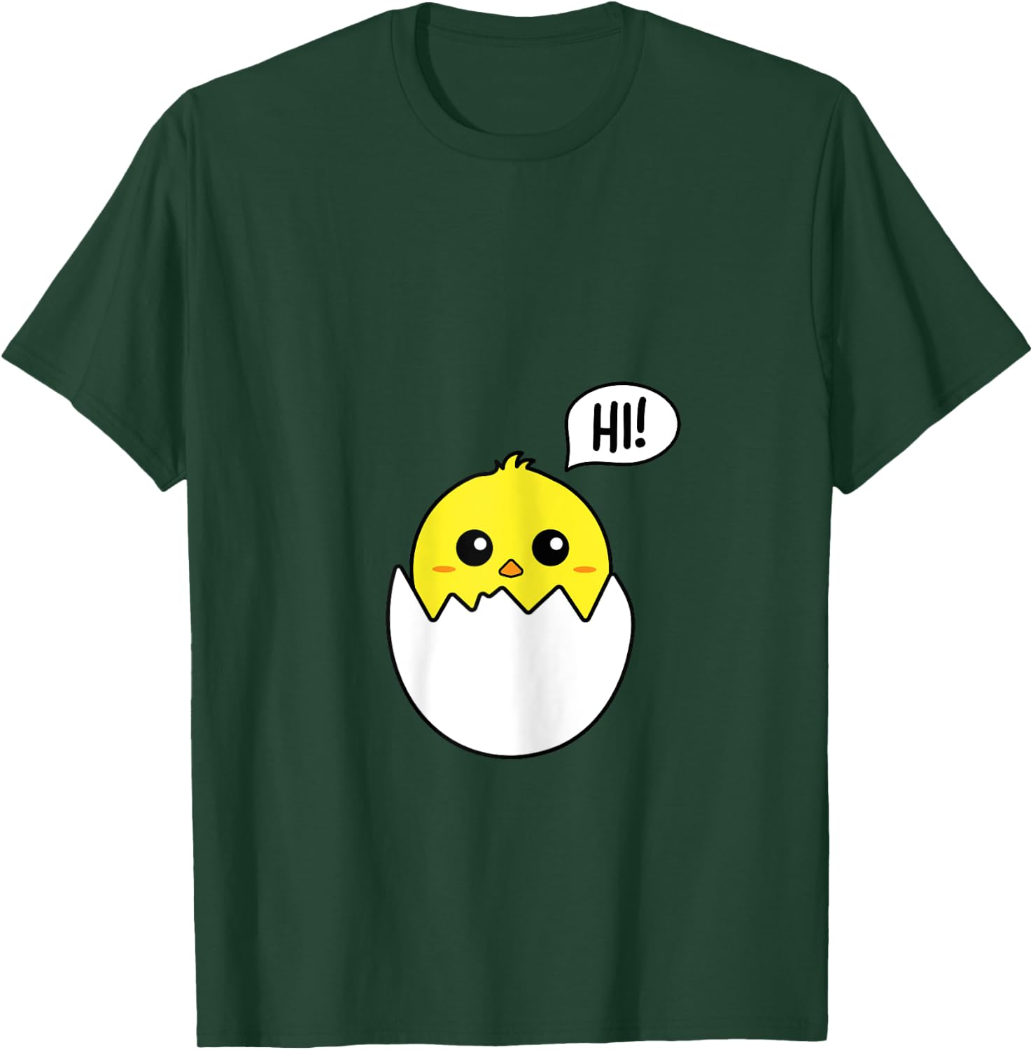 Pregnancy Announcement | Cute Baby Chicken forEaster T-Shirt - T-Shirt | Forest