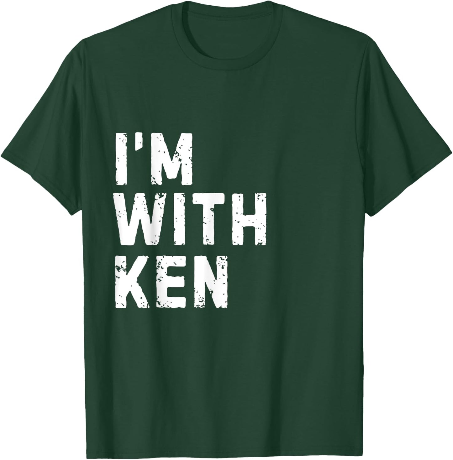 Funny Ken "I'm with Ken" Bachelor Ken Birthday Ken T-Shirt - T-Shirt | Forest