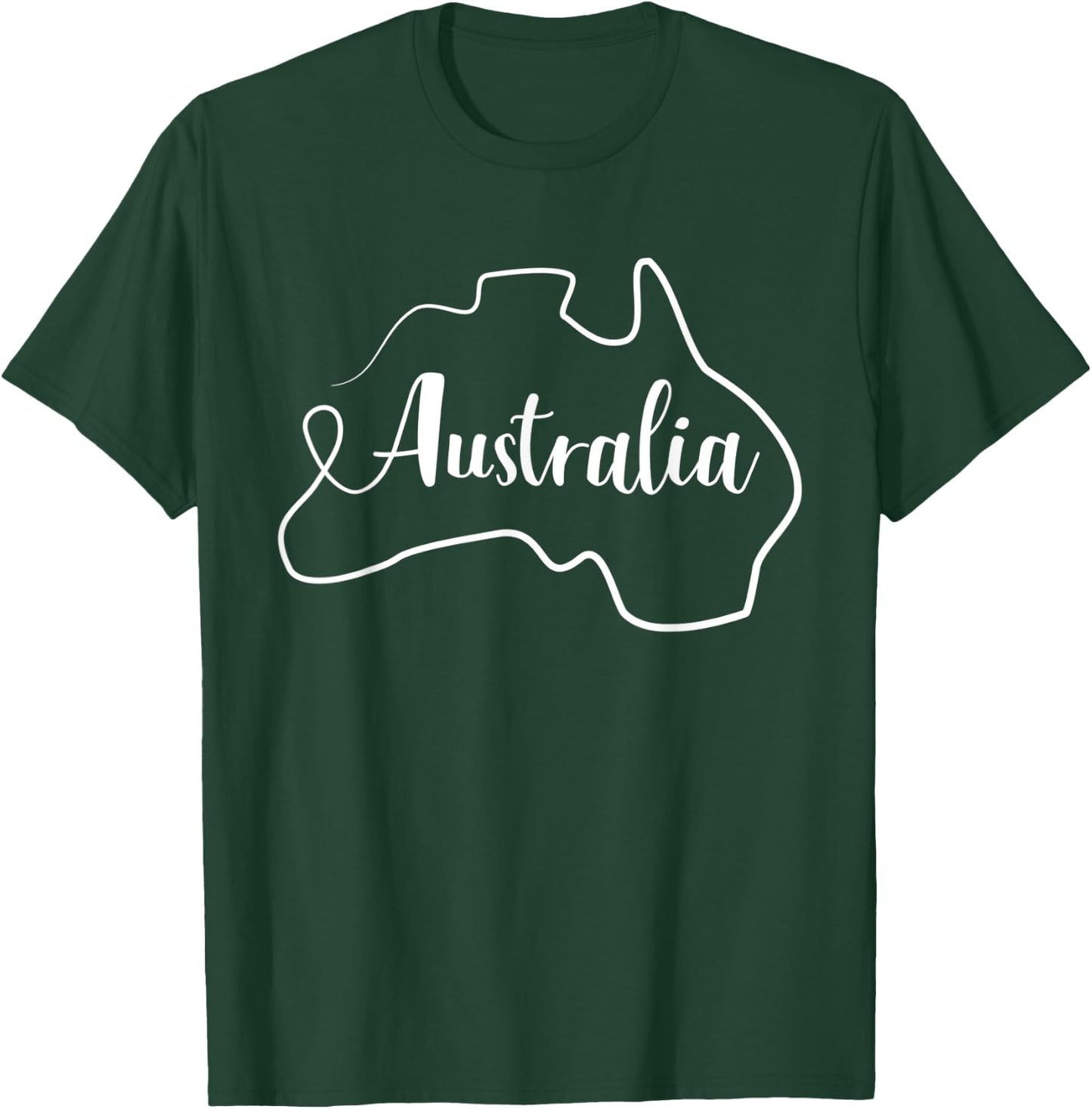 Australia map T-Shirt - T-Shirt | Forest