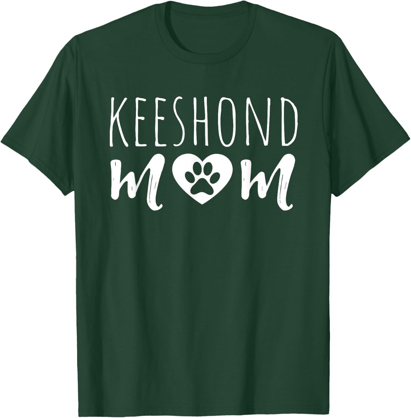 Keeshond Mom Dog Mother Keeshond Owner Keeshond Mama Sister Women Kids T-Shirt - T-Shirt | Forest