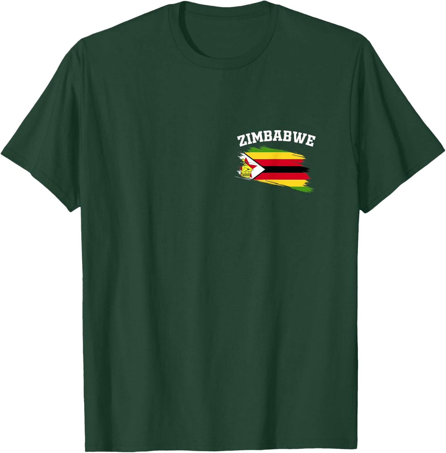 Zimbabwe Souvenirs Harare Vacation Africa Cricket Athletics T-Shirt - T-Shirt | Forest