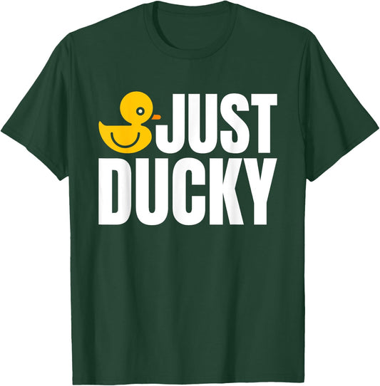Just Ducky Rubber Duck Bath Duck T-Shirt - T-Shirt | Forest