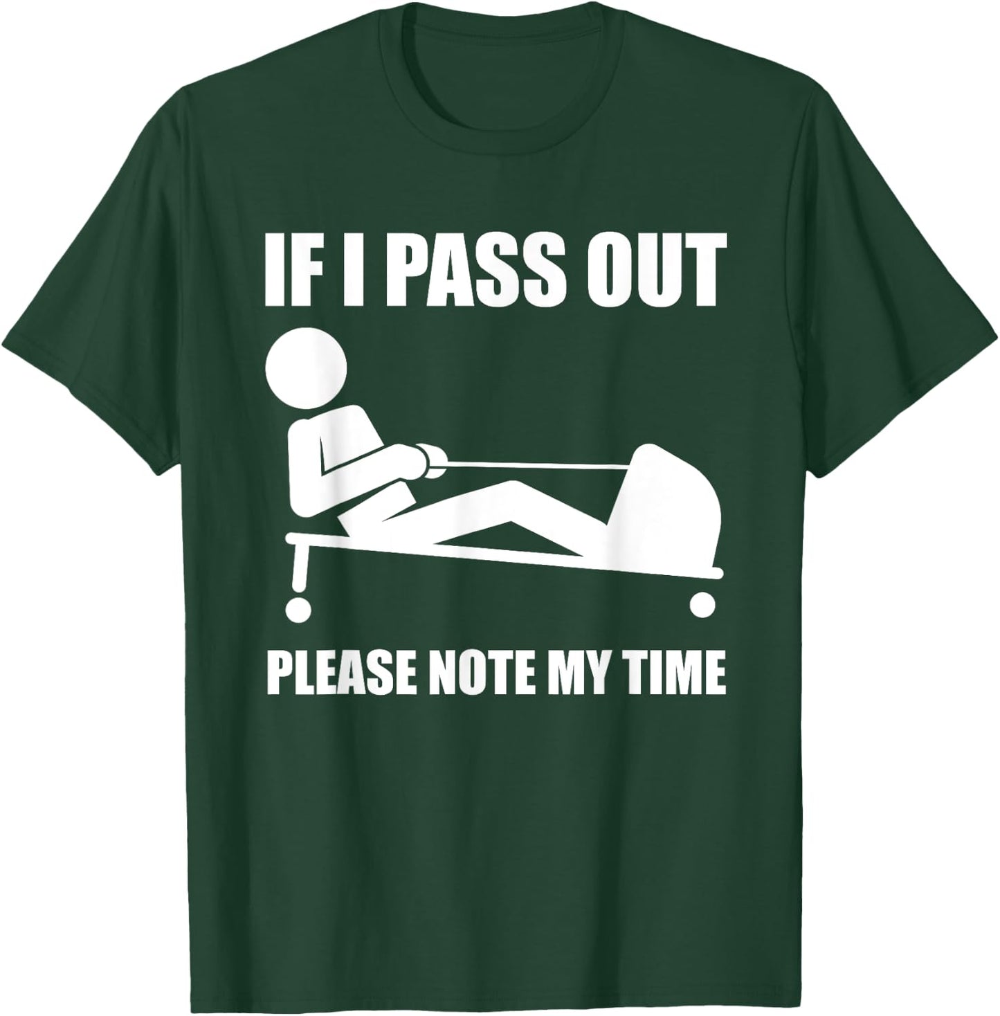 Awesome Workout Fitness Enthusiasts Gift Men Women Funny Ergometer Rowing Exercise ERG Machine Lover Gag Outfit T-Shirt - T-Shirt | Forest