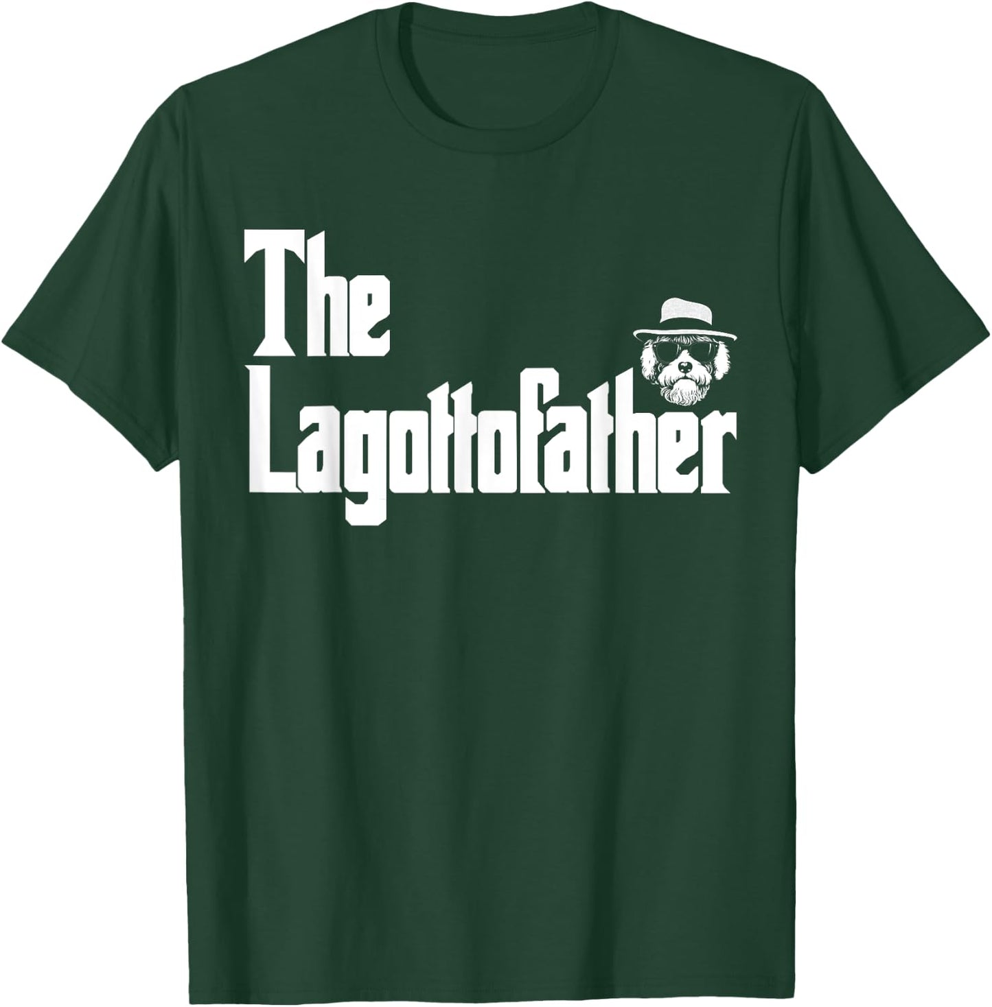 The LagottoFather Funny Lagotto Romagnolo Dog Dad Shirt Men T-Shirt - T-Shirt | Forest