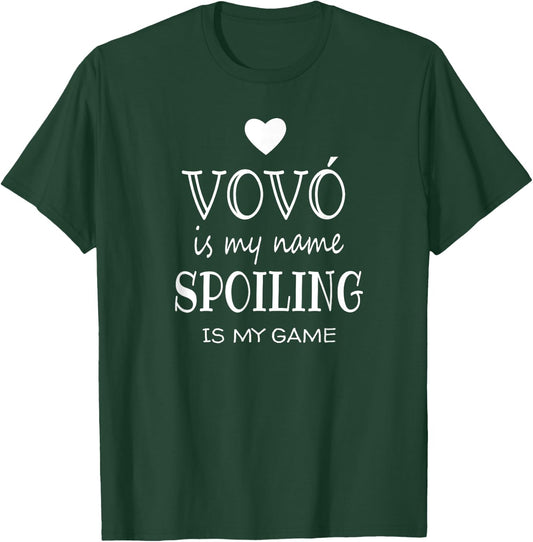 Vovó Is My Name Funny Gifts for Vovo Grandma T-Shirt - T-Shirt | Forest