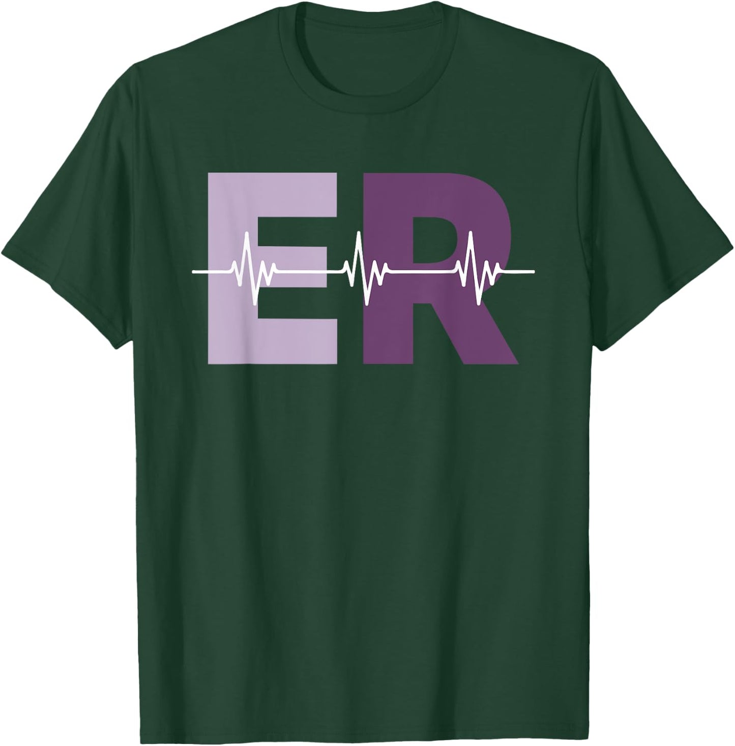 ER Nurse Emergency Room Nurse School women nursing T-Shirt - T-Shirt | Forest