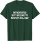 90s Kids Introverted but Willing to Discuss 90s Rap Music T-Shirt - T-Shirt | Forest