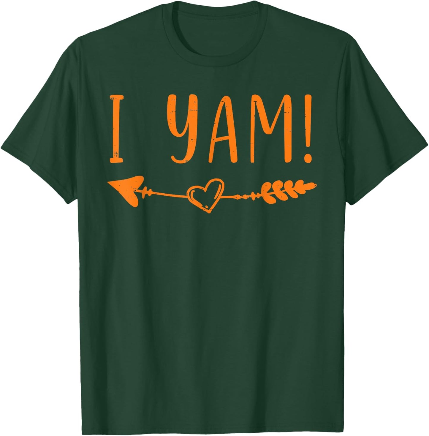 Thanksgiving Matching Couple She's My Sweet Potato I Yam T-Shirt - T-Shirt | Forest