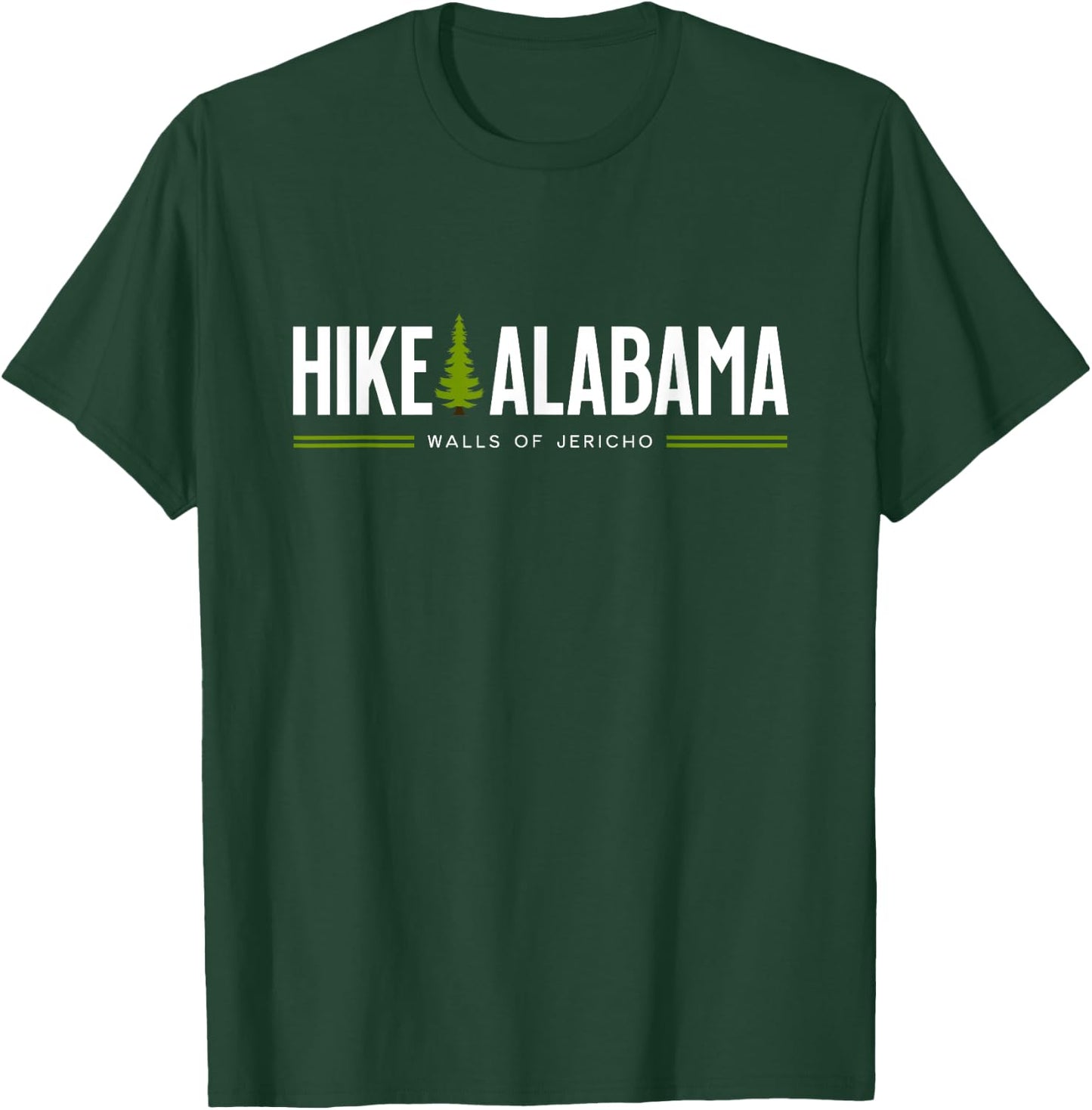 Alabama Walls of Jericho Hike Tree Graphic T-Shirt - T-Shirt | Forest