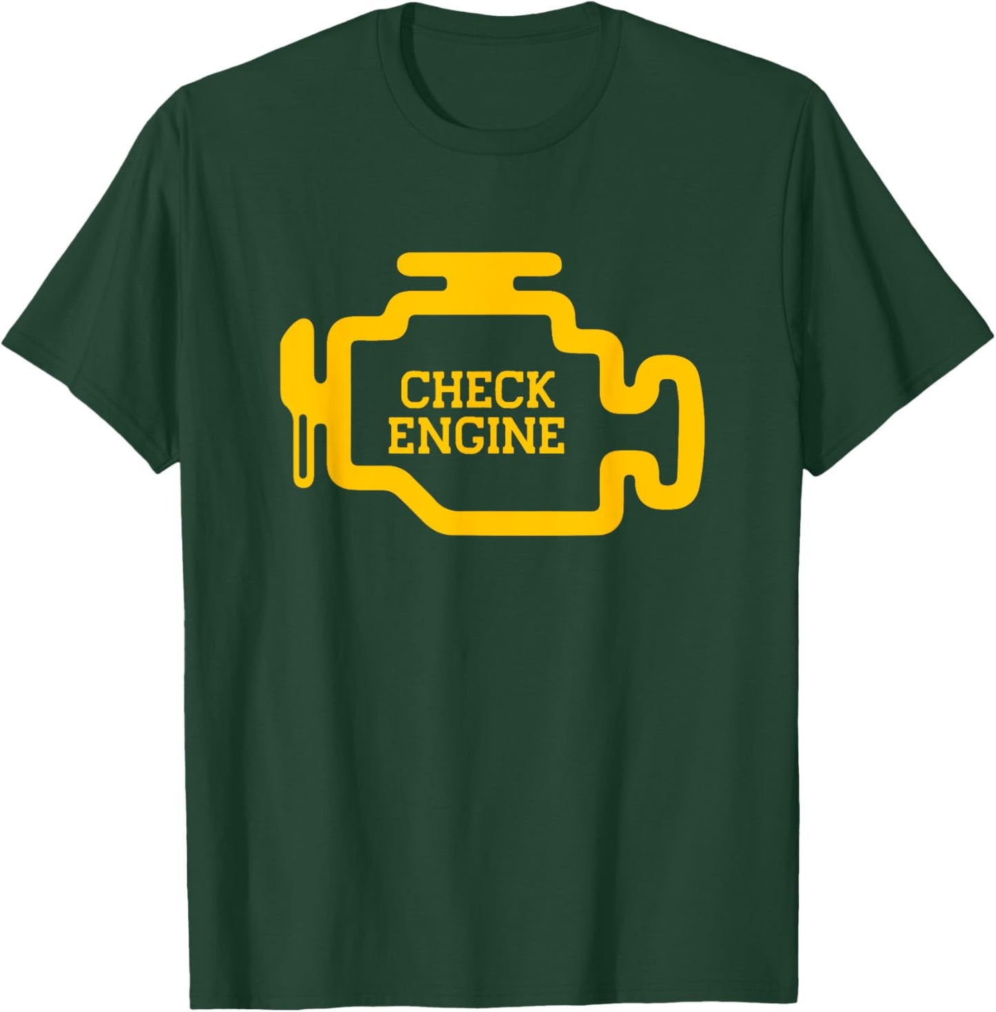 Check Engine Light T-Shirt - T-Shirt | Forest