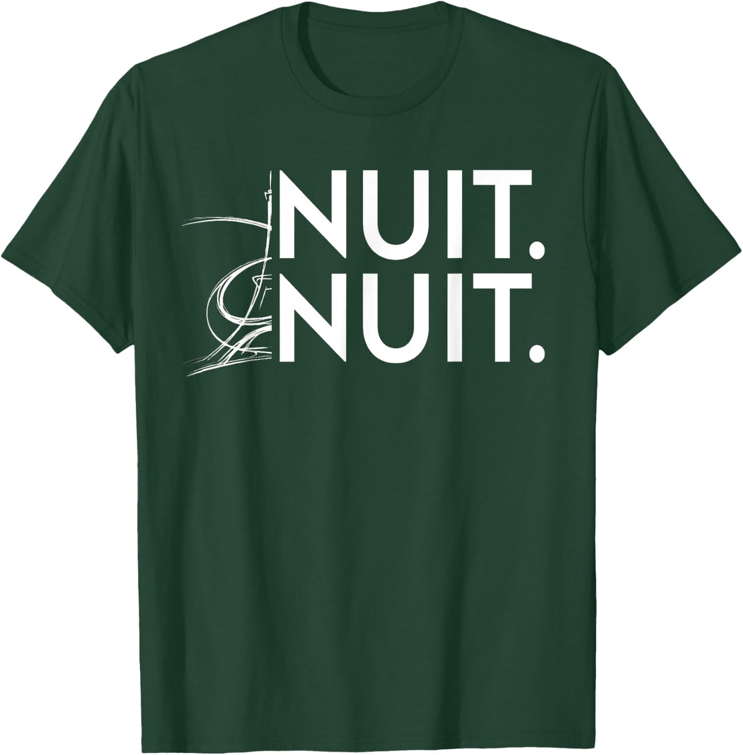 Nuit Nuit Basketball Night French Words Paris Eiffel Tower T-Shirt - T-Shirt | Forest