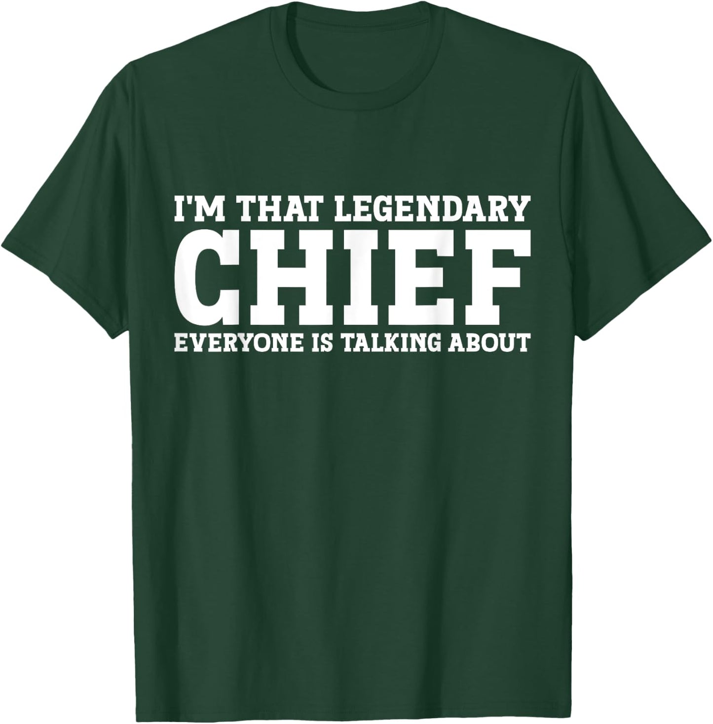 Chief Personal Name First Name Funny Chief T-Shirt - T-Shirt | Forest