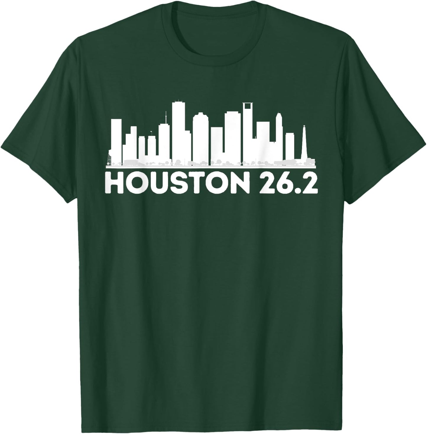 Houston Running Race 26.2 Full Marathon Runner T-Shirt - T-Shirt | Forest