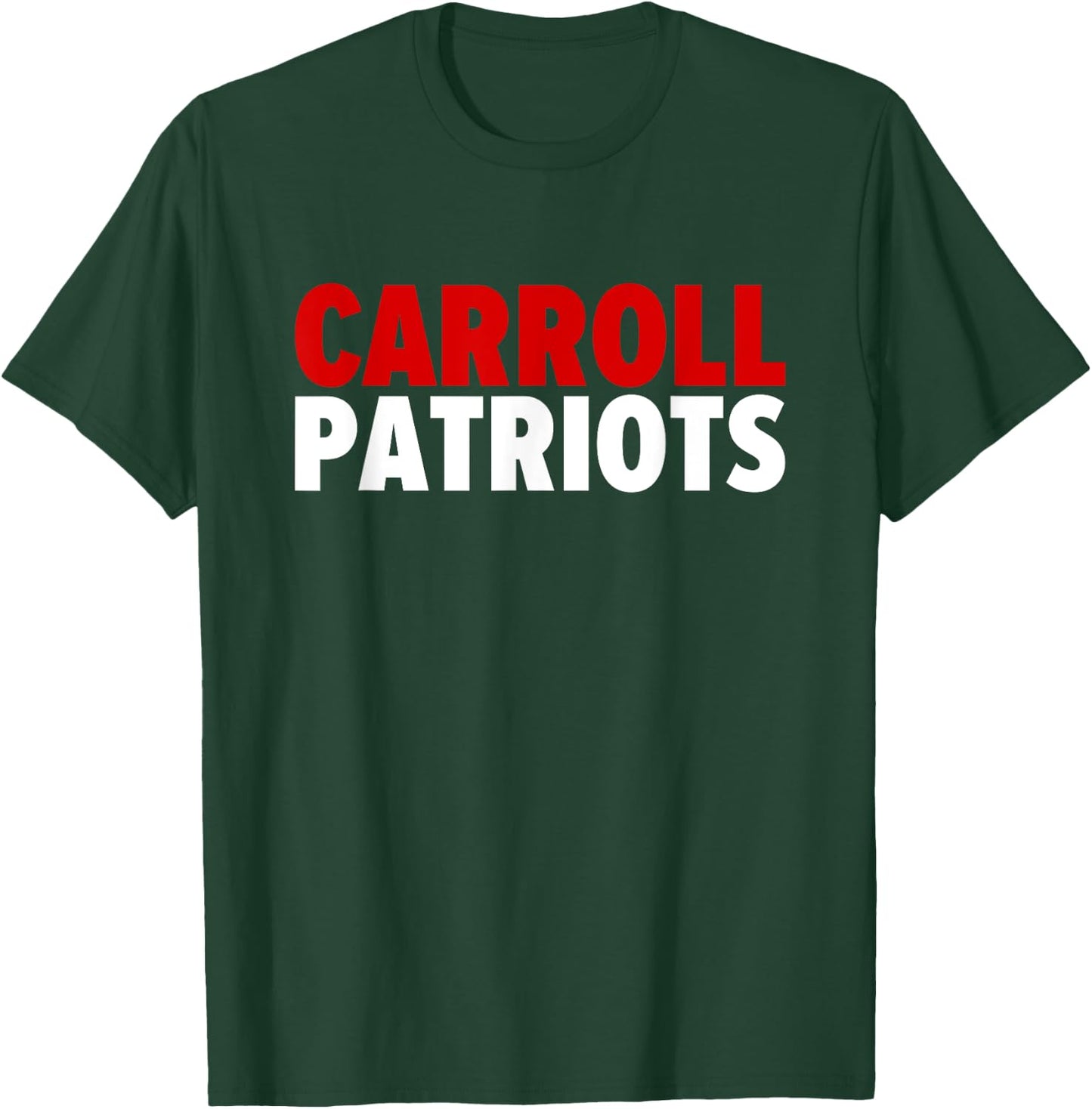 Carroll Patriots Bold T-Shirt - T-Shirt | Forest