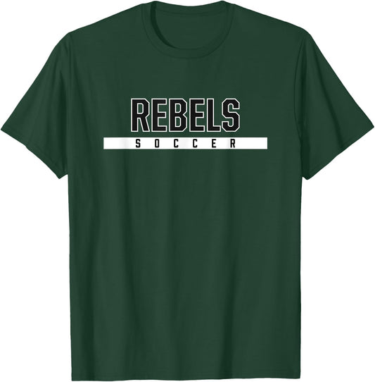 Rebels Legacy High School Soccer T-Shirt - T-Shirt | Forest
