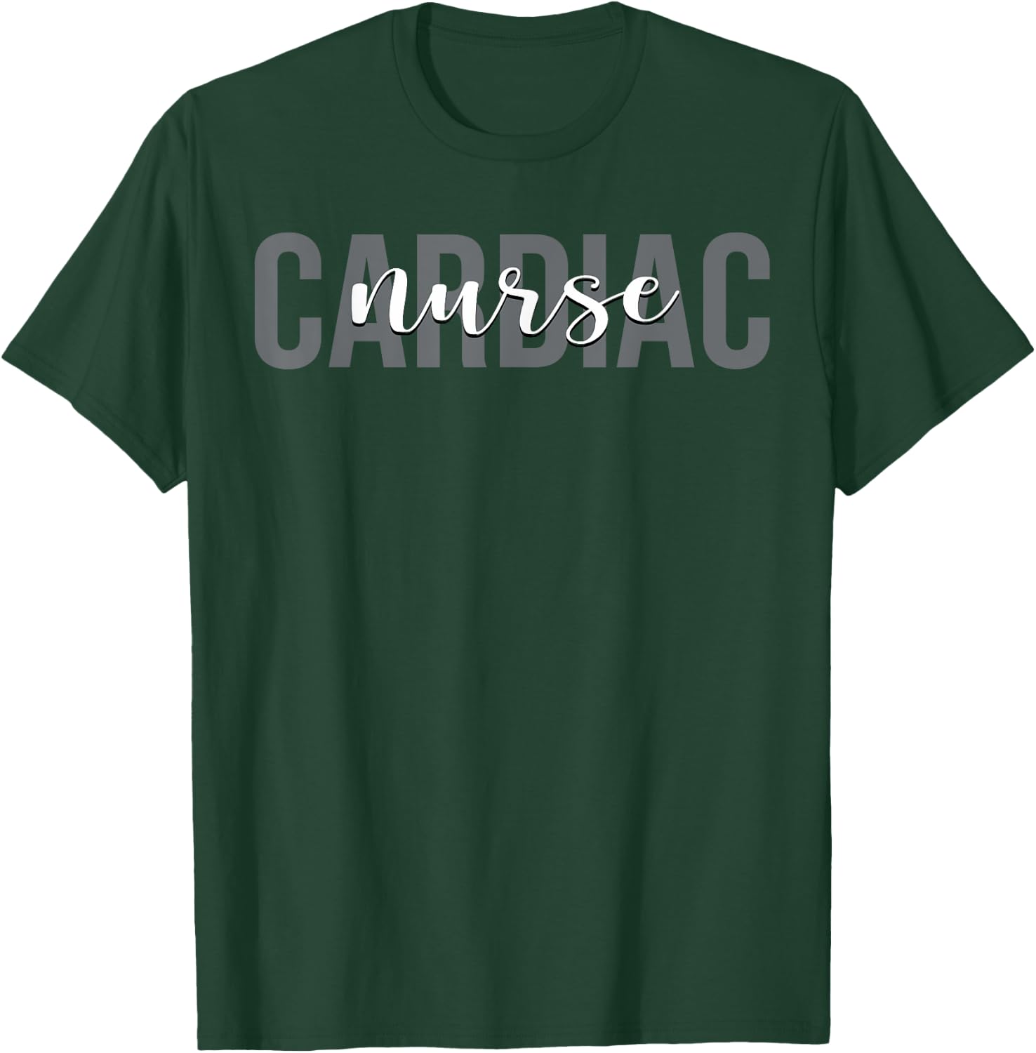 Cardiac Nurse Cardiology CNS T-Shirt - T-Shirt | Forest