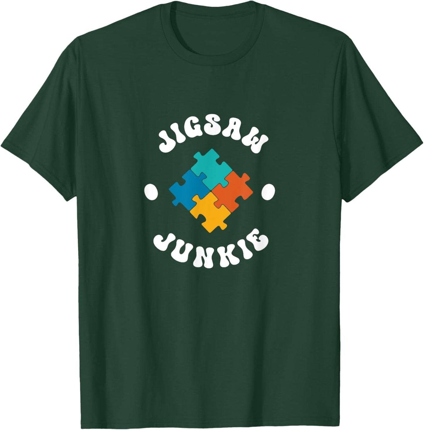 Jigsaw Junkie T-Shirt - T-Shirt | Forest