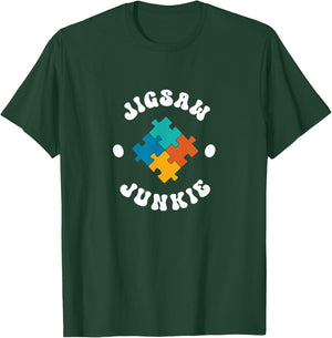 Jigsaw Junkie T-Shirt - T-Shirt | Forest
