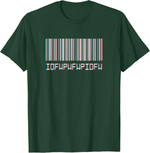 IDFWPWFWPIDFW Hidden Meaning Modern Stereoscopic Glitch T-Shirt - T-Shirt | Forest