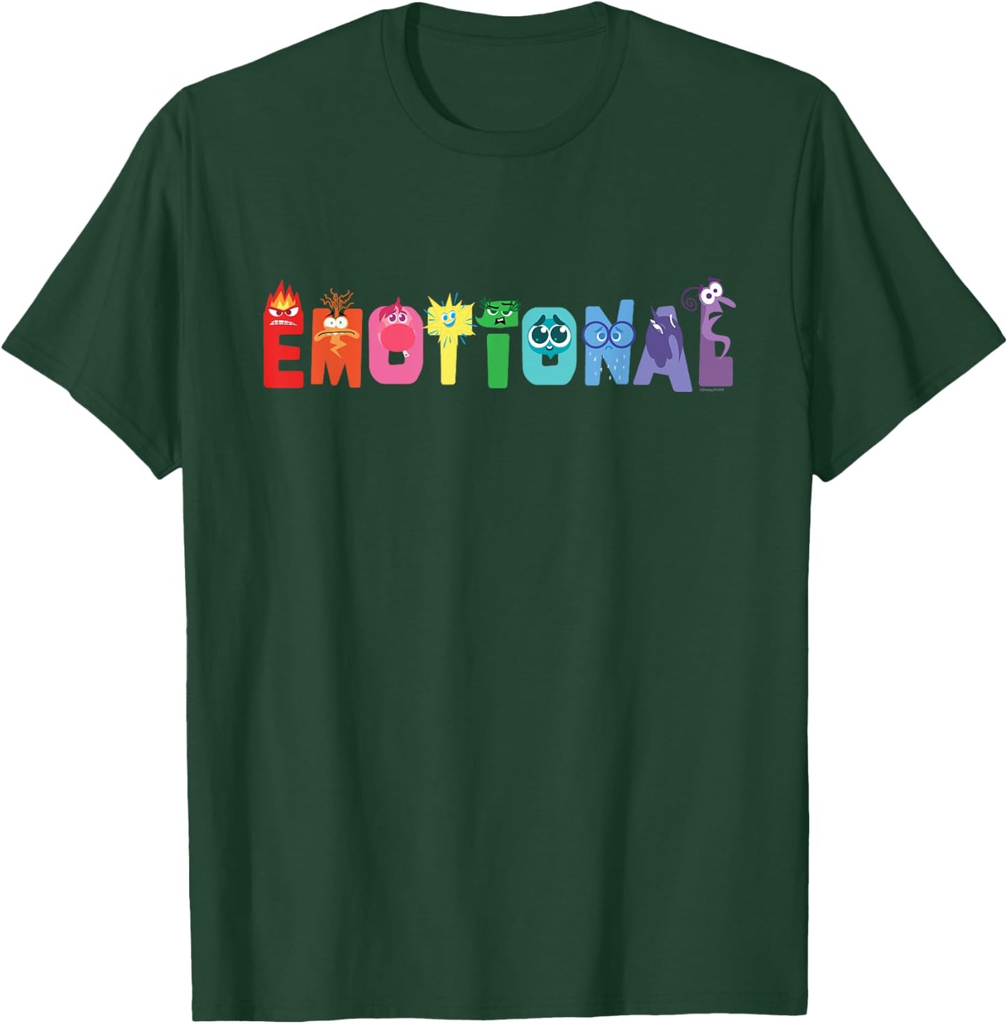 Disney and Pixar’s Inside Out 2 Emotions Feeling Emotional T-Shirt - T-Shirt | Forest