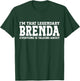 Brenda Personal Name First Name Funny Brenda T-Shirt - T-Shirt | Forest