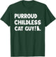 Purroud Childless Cat Guy Funny Voting For President 2024 Men Women T-Shirt - T-Shirt | Forest