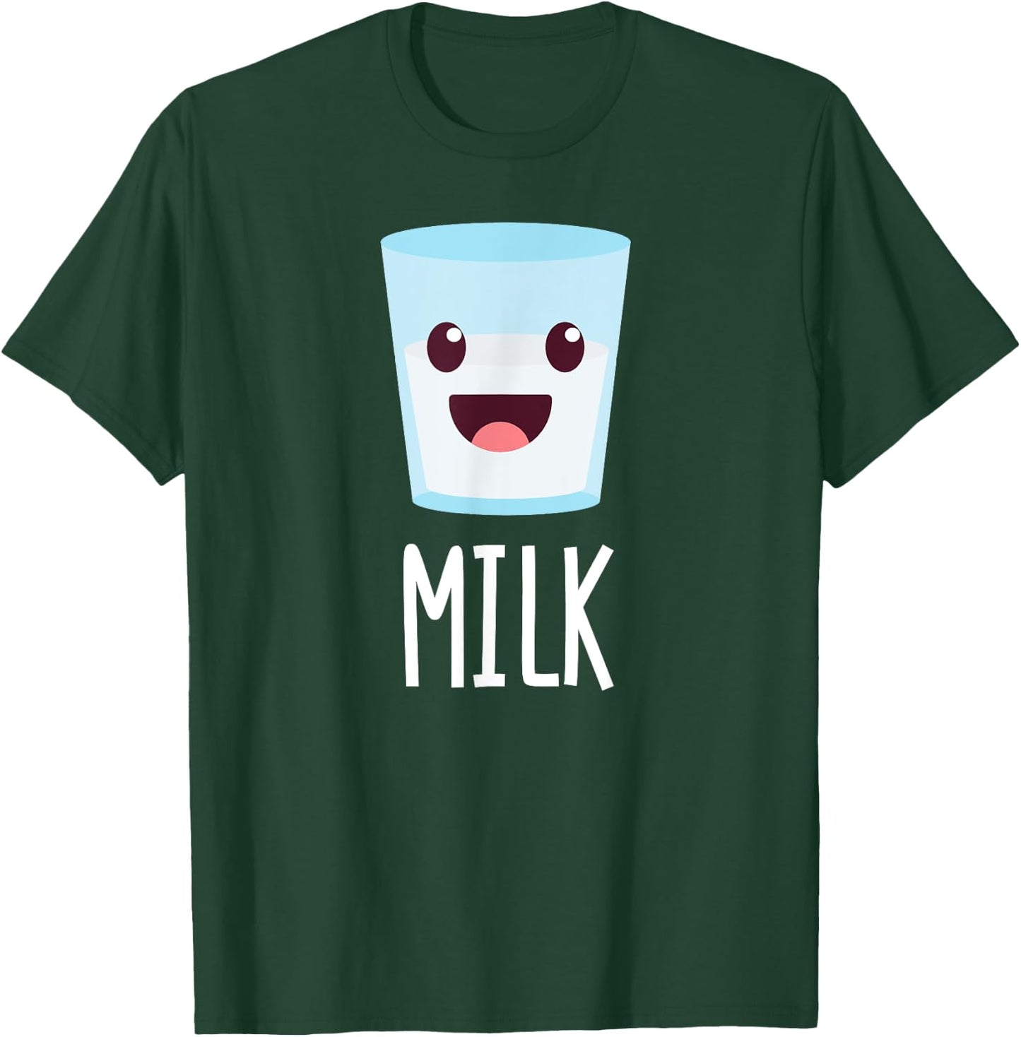 Milk & Cookies Matching Couple Halloween Best Friends T-Shirt - T-Shirt | Forest